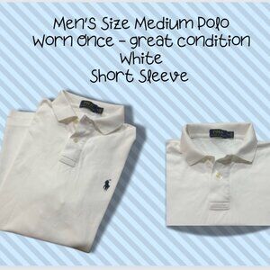 Polo Short Sleeve White Shirt